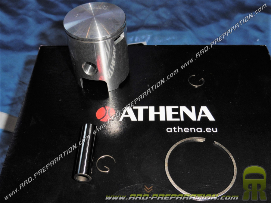Piston mono segment ATHENA pour kit 80cc Ø48mm ATHENA RACING admission inclinée aluminium pour SACHS BATAVUS, CITY ...