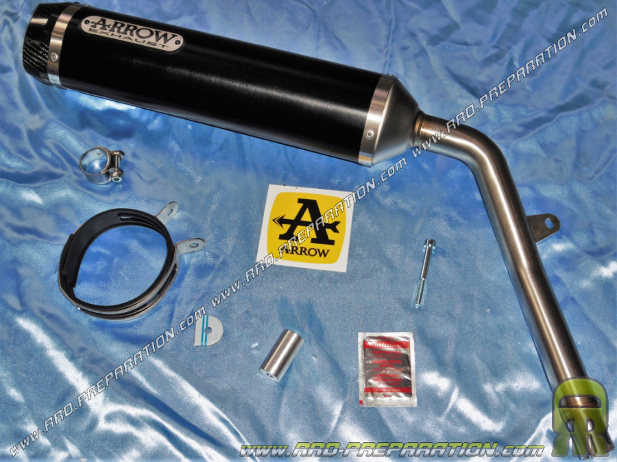 Exhaust silencer with intermediate ARROW STREET THUNDER HONDA XL VARADERO 125cc 4T 2001 to 2012 colors with the choices