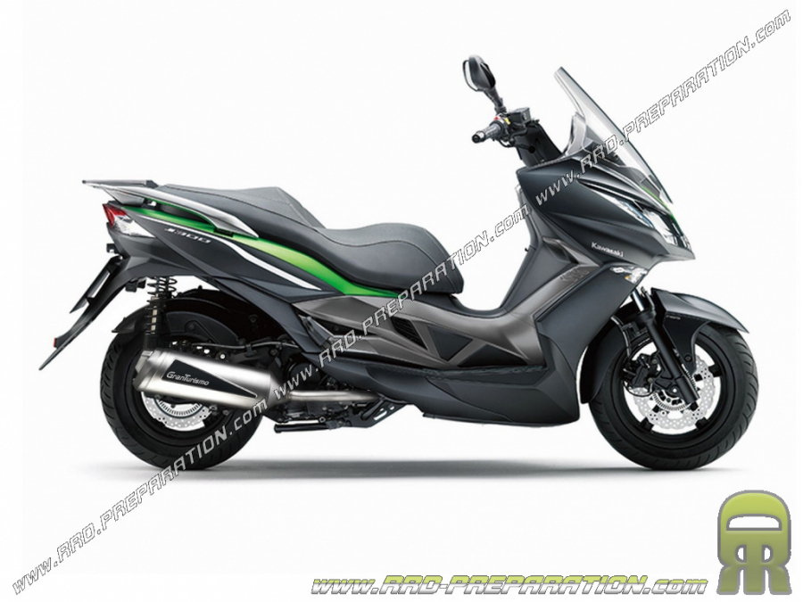 Pot d'échappement LEOVINCE GRANTURISMO pour Maxi-Scooter KAWASAKI J125/SE, KYMCO DINK, DOWNTOWN... à partir de 2016