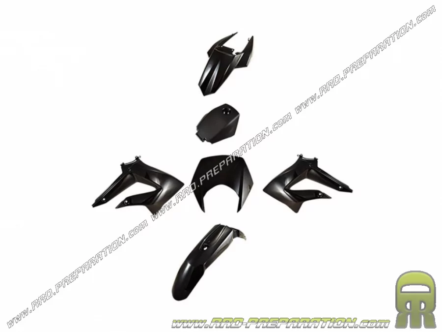 Kit 6 TUN 'R fairing parts for 50cc motorcycle DERBI DRD X-TREM, RACING, GILERA SMT, RCR ... From 2010