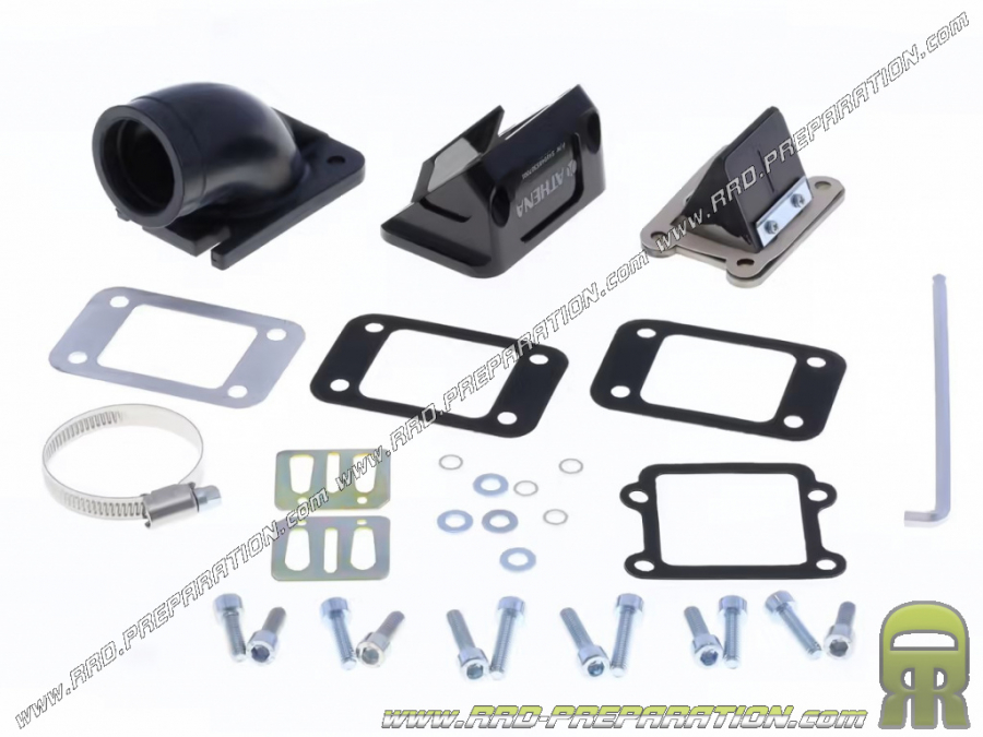 ATHENA BIG VALVE valve box for carburettor Ø24 to 30mm for vertical minarelli (booster rocket, bw's ...)