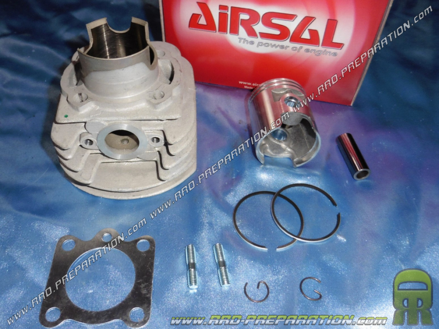 Cylinder - Cylinder without piston aluminum AIRSAL Ø43,5mm 70cc Piaggio VESPINO F9, VELOFAX, GILERA ALX, GSA, TOLEDO, VALE ...