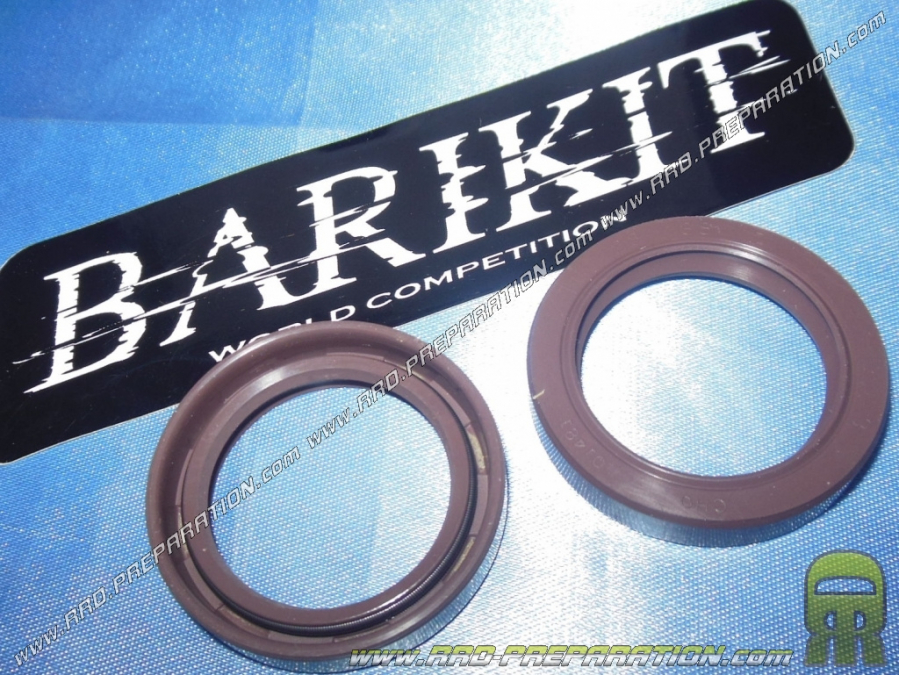 Pair of 2 BARIKIT crankshaft oil seals (spi seal) for 125cc 2-stroke motorcycle APRILIA RS, ROTAX MOTORCYCLE 125cc...