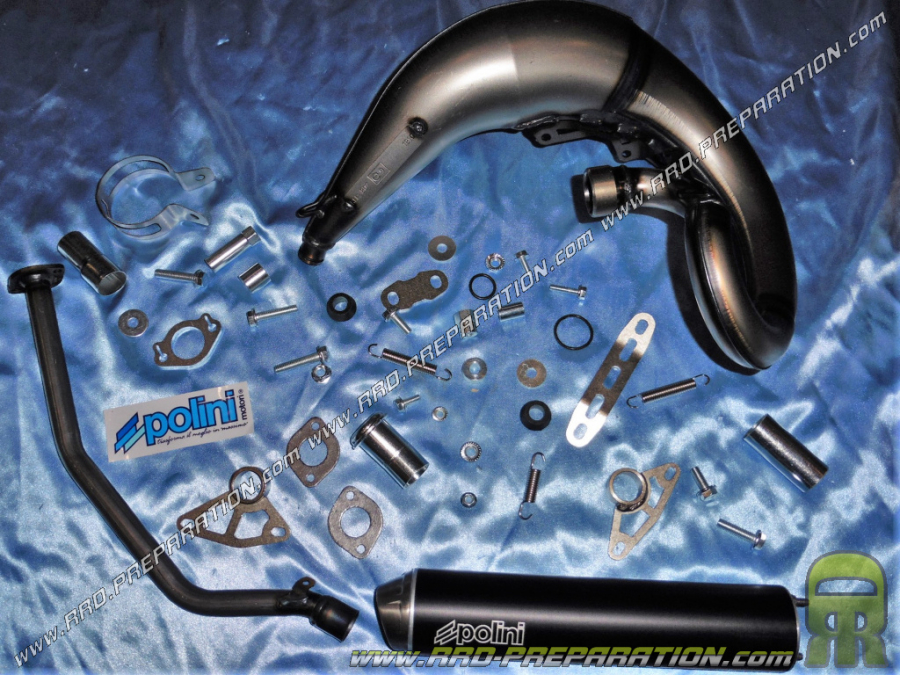 Exhaust POLINI FOR RACE passage high left for DERBI DRD, SM, ENDURO, GILERA RCR ...