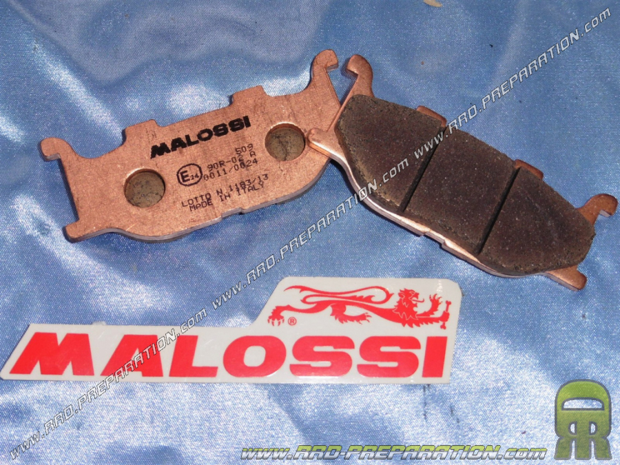 Plaquettes de frein MALOSSI MHR DEKRA avant pour scooter YAMAHA MAJESTY 400 et T-MAX 500