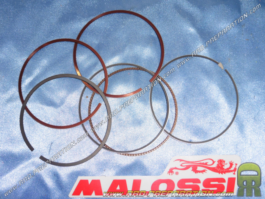 Jeu de segments Ø70mm MALOSSI pour kit 560cc MALOSSI Ø70mm, double cylindre / piston pour YAMAHA TMAX 500 de 2004 à 2011