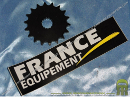 Pignon de chaîne en 428 FRANCE EQUIPEMENT pour moto 125cc DERBI GPR 2004, 2005 (dents au choix)
