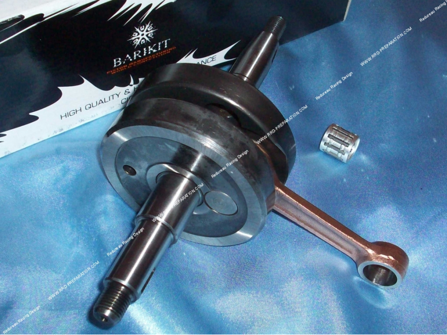 Crankshaft, connecting rod assembly BARIKIT reinforced original race (Ø20mm silks) for SUZUKI RMX engine mécaboite