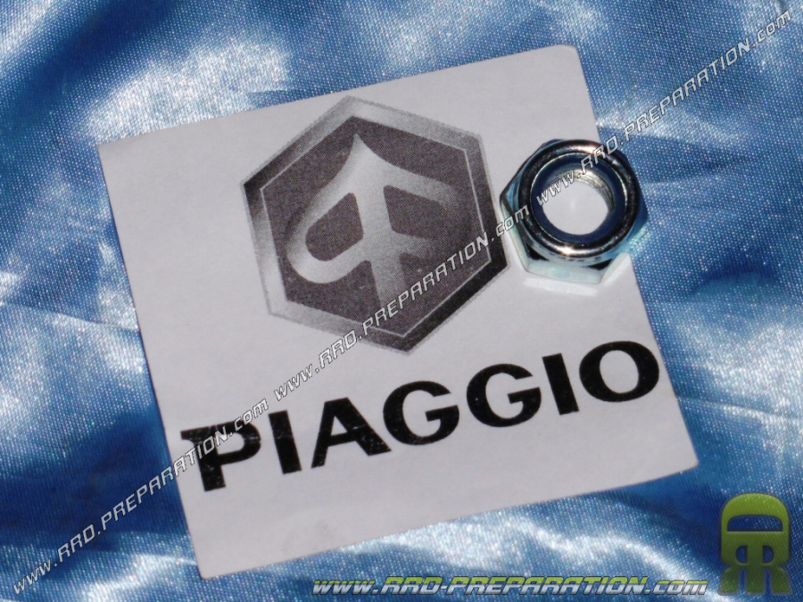 Tuerca de rueda trasera original PIAGGIO (contratuerca + anillo de nylon) para DERBI SENDA