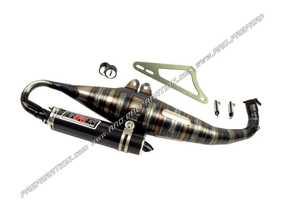 BARIKIT BRK GOLD RACING exhaust for liquid horizontal minarelli scooter (mbk nitro, yamaha aerox, ...)