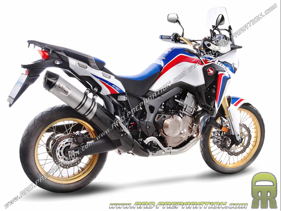 Silencieux d'échappement LEOVINCE LV ONE EVO pour HONDA CRF 1000 L AFRICA TWIN de 2016 à 2017 (EURO 4)