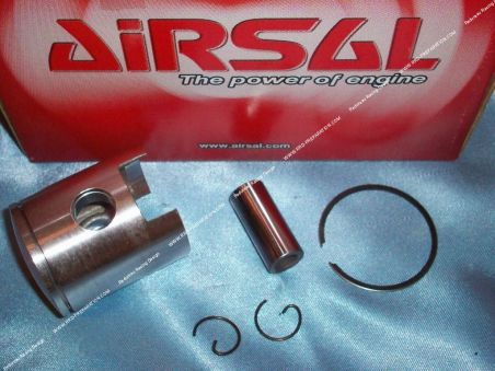 Piston Airsal Compatible MBK 51 (AV10 Air T6) - Kit Complet Avec Axe Et Segments, Diamètre 39 Mm
