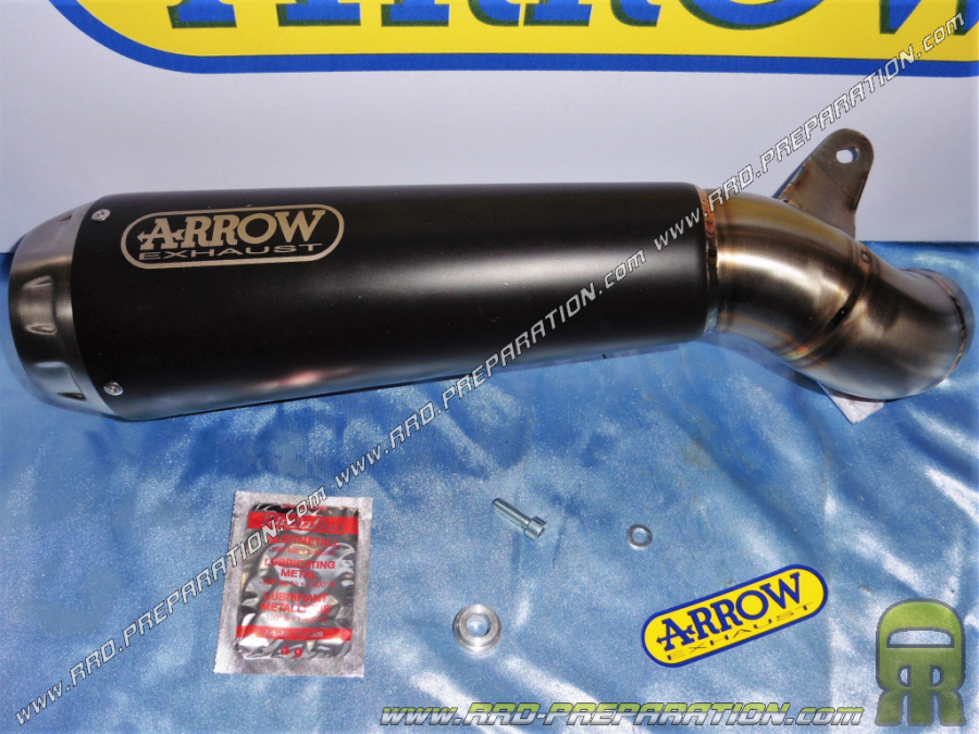 ARROW PRO RACE Exhaust silencer with connection for original collector on Ducati Scrambler 800 Desert Sled 2017