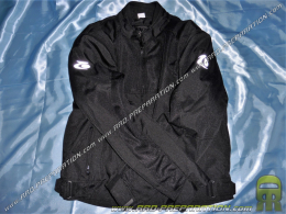 TRENDY VERAN BLACK summer jacket with elbow and shoulder protections approved