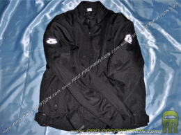 TRENDY VERAN BLACK summer jacket with elbow and shoulder protections approved