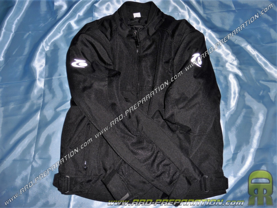 Blouson été TRENDY VERAN NOIR avec protections coudes, épaules homologué