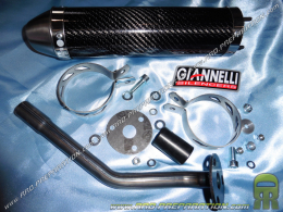 GIANNELLI carbon silencer, high passage alu on Fantic Motor 50M - 50Casa 2T from 2013 to 2017