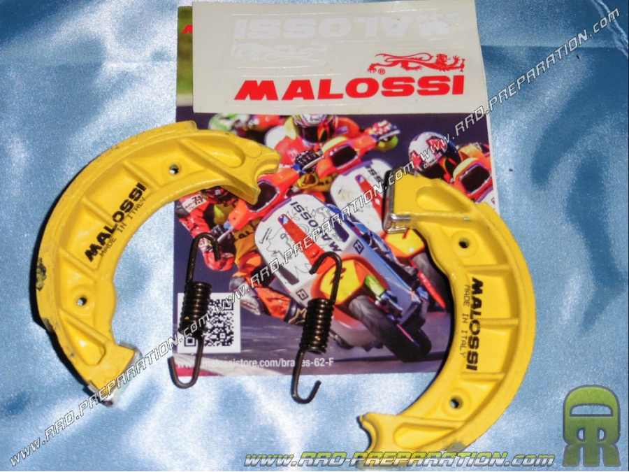 MALOSSI MHR front brake shoes for PIAGGIO CIAO, BRAVO, GRILLO, SUPERBRAVO, VESPINO F9 ...