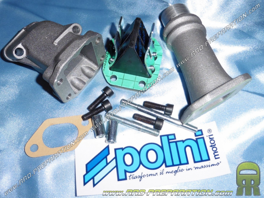 POLINI intake kit (pipe + valves) 24 on VESPA PK, XL, 50 and 125 2T
