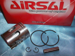Piston AIRSAL bi-segments Ø40mm axe 10mm pour kit AIRSAL 50cc sur scooter minarelli vertical (booster, bws...)
