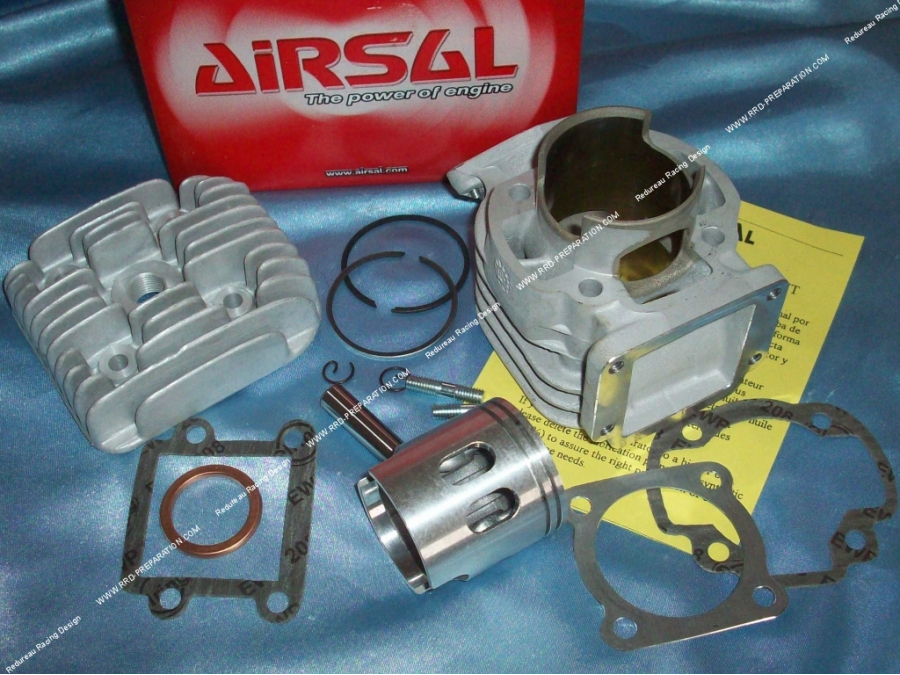 Kit 70cc Ø46mm (eje de 10mm) aluminio AIRSAL Minarelli vertical (booster, bws, …)