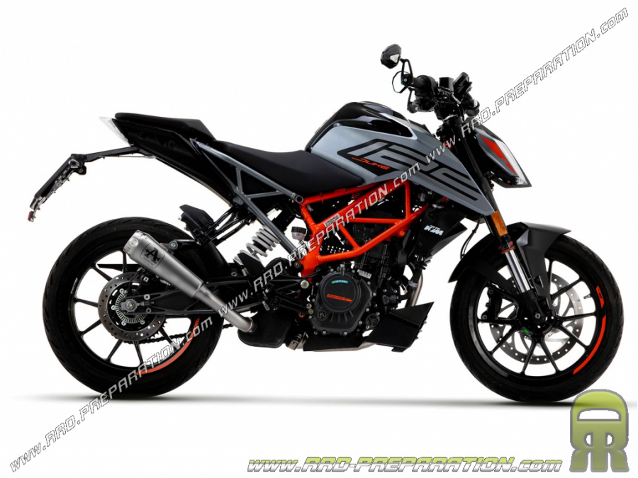 ARROW GP2 exhaust for KTM DUKE 125cc motorcycle from 2021 4-stroke