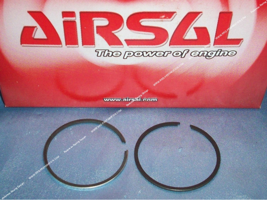 Paire de 2 segments Ø46mm pour kit AIRSAL 70cc sur scooter minarelli vertical