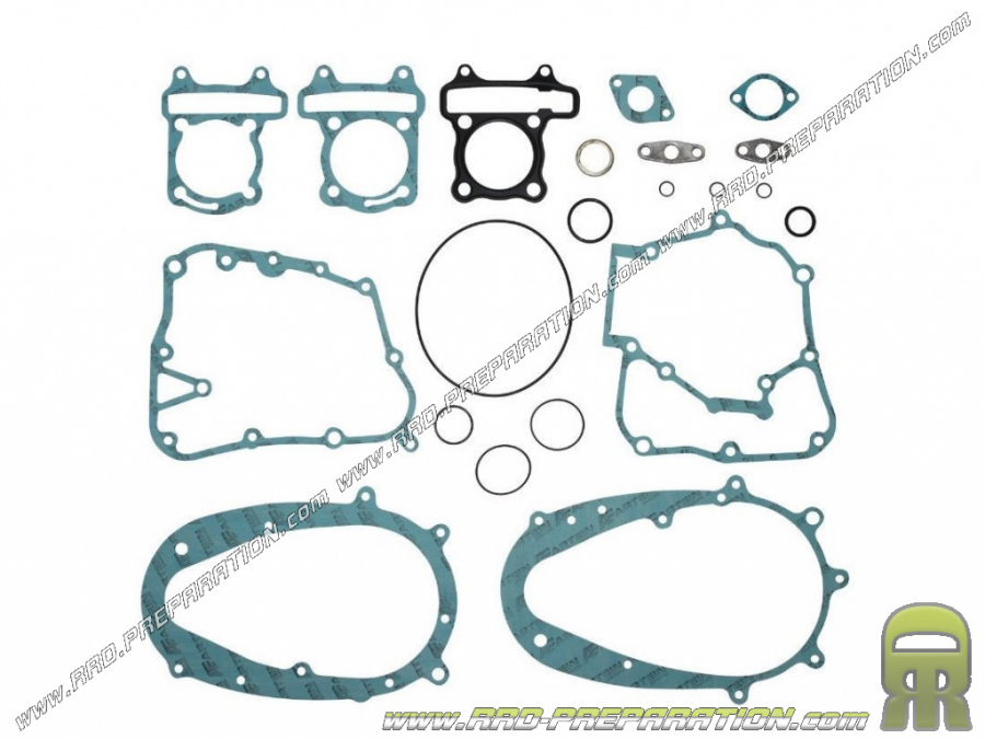 Complete seal pack ARTEIN (22 pieces) for SCOOTER KYMCO AGILITY, PEOPLE, MOVIE, LIKE, MALAGUTI CIAK 125 4T GY6, 152QMI engine