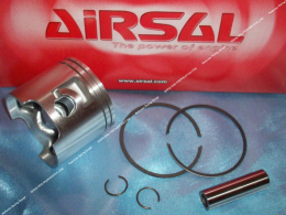 Pistón de dos segmentos AIRSAL Luxe Ø50mm para AIRSAL AIRSAL Luxe 80cc en DERBI euro 1 y 2