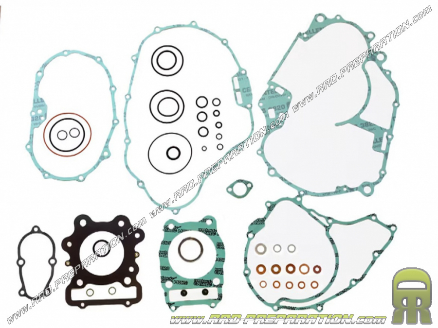 Complete gasket set (46 pieces) ATHENA for quad HONDA TRX 300 FOURTRAX from 1988 to 2000