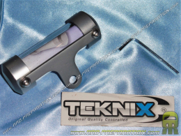 Soporte adhesivo seguro universal TEKNIX forma tubular en aluminio gris
