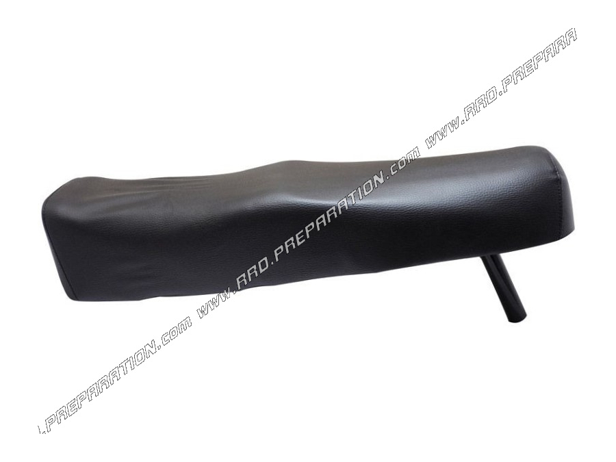 Selle bi-place noire avec tube Ø25,5mm et marquage PEUGEOT P2R pour cyclomoteur PEUGEOT 103