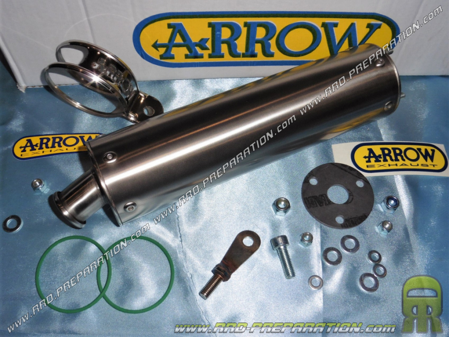 Silencieux, cartouche ARROW titanium compétition pour DERBI GPR, APRILIA RS 50cc de 2004 a 2013