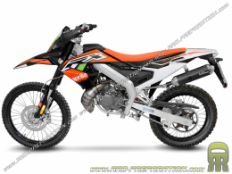 Escape LEOVINCE X-FIGHT paso superior izquierdo para APRILIA RX, SX, DERBI SM, X-RACE, X-TREM 50cc desde 2018