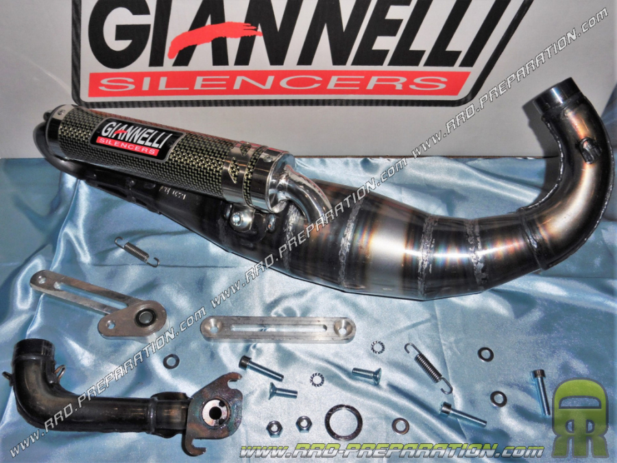 Pot d'échappement GIANNELLI REVERSE pour scooter moteur PEUGEOT Vertical Air et Liquide (trekker, speedfight, buxy...)