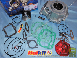 Kit 140cc ITALKIT bi segments avec culasse pour moteur 125cc ROTAX 122, aprilia RS, AF1, EUROPA, PEGASO, et autres 2 temps