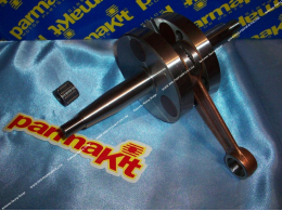 Crankshaft, connecting rod assembly PARMAKIT Competition racing race 39mm (Ø17mm silks) for mécaboite minarelli am6 engine