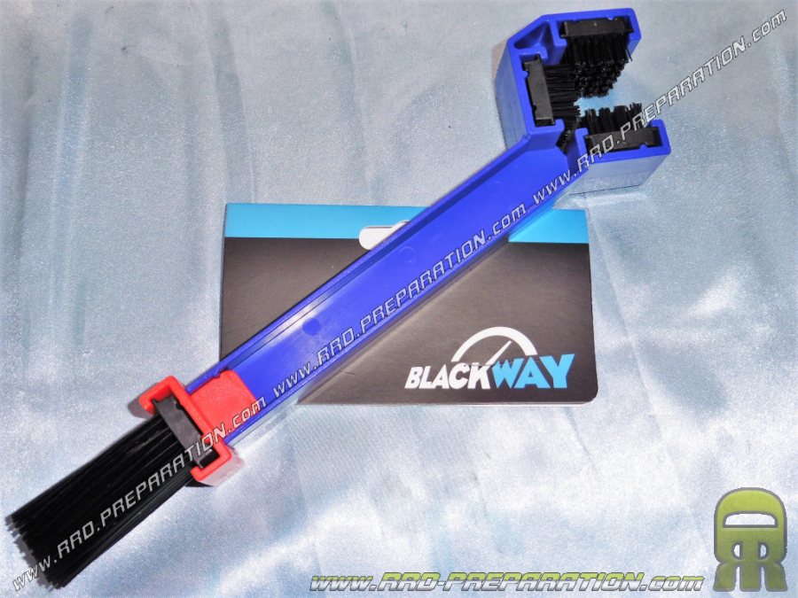 Brosse nettoyante BLACKWAY pour chaîne Mécaboite, Moto, Quad, Buggy, Cycle ...