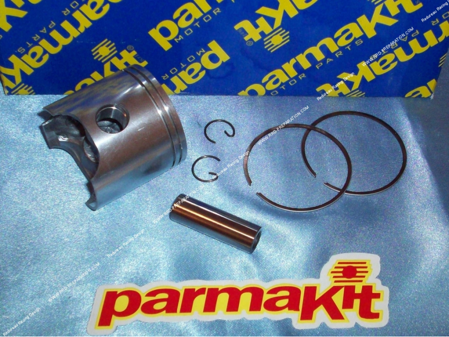 Bi-segment piston PARMAKIT by VERTEX Ø47mm axis 12mm for kit 70cc cast iron PARMAKIT on DERBI euro 1 & 2