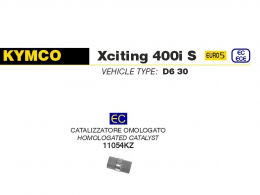 Raccord catalysé ARROW pour scooter KYMCO XCITING 400I S de 2021/2022