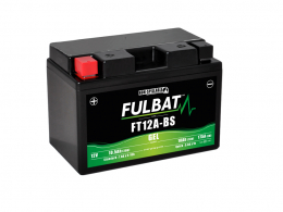 FULBAT FT12A-BS 12V 10Ah (gel libre de mantenimiento) para moto, scooter, quad...