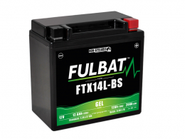 Batterie FULBAT FTX14L-BS 12V 12Ah (gel sans entretien) pour moto, scooter, quad ...