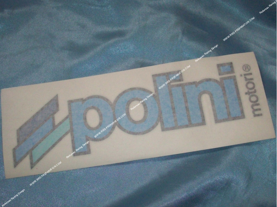 POLINI sticker 23 X 8cm pre-cut blue line adhesive