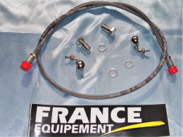 Kit latiguillos de freno aviación delantero completo FRANCE EQUIPEMENT con tornillos para MBK SKYCRUISER y YAMAHA X MAX 125