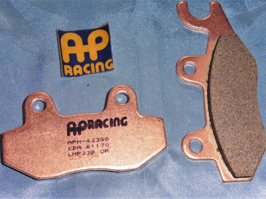 Plaquettes de frein AP RACING arrière pour QUAD AEON COBRA, ARCTIC CAT DVX, KAWASAKI KLF, LVF, SUZUKI LTF, YAMAHA YZF R...