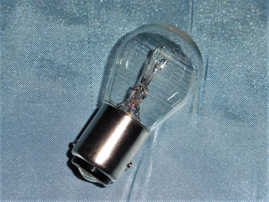 Headlight bulb BAY15D FLOSSER rear brake light, transparent clip lamp 6V  21W & 5W