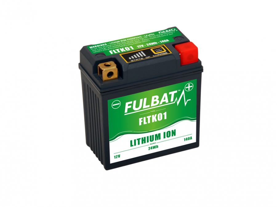 Batterie sans entretien FLTK01 FULBAT 12v 2Ah pour motocross HONDA CRF, KTM SX-F, HUSQVARNA FC, FX, FS