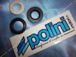 2 crankshaft oil seals reinforced with foam, POLINI original size for Peugeot 103