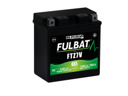 Batterie FTZ7V FULBAT 12V6AH à gel sans entretien pour maxiscooter 125cc YAMAHA N-MAX, TRICITY