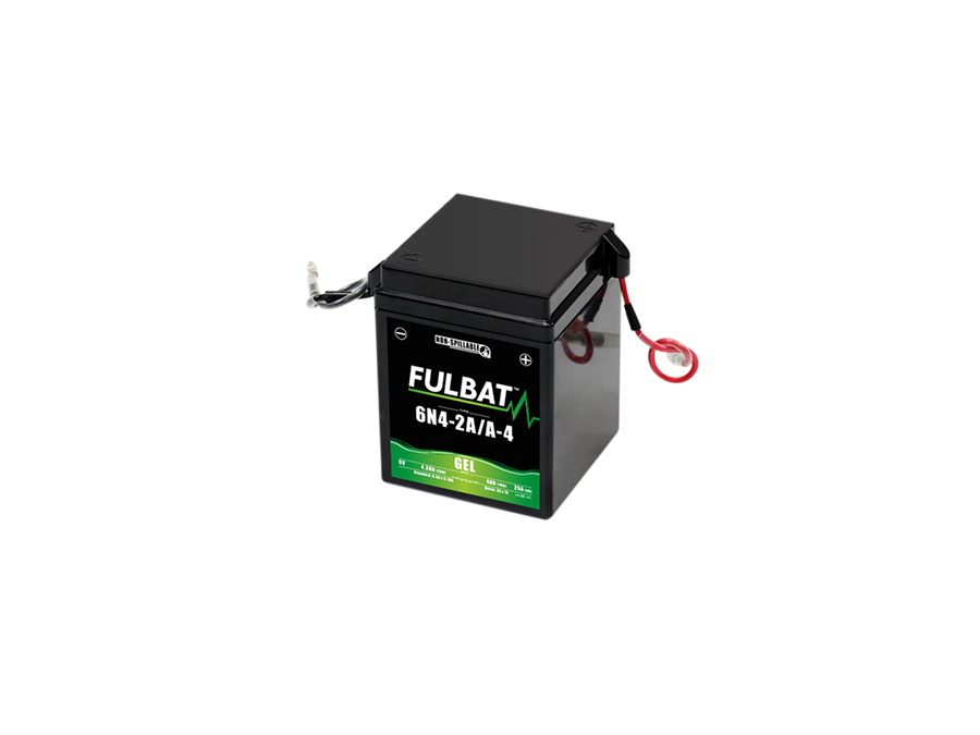 Batterie 6N4-2A / A-4 FULBAT 6V4AH classic à gel sans entretien